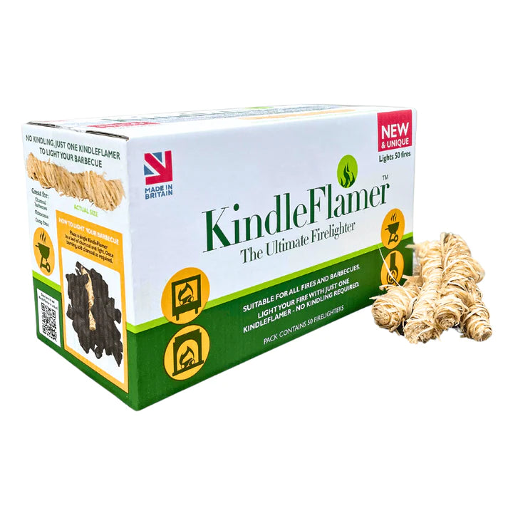 Introducing Certainly Wood KindleFlamers Natural Firelighters 50 Pack Box