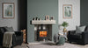 Stovax Futura 5 Wood Burning / Multi Fuel Stove Ceramic Wood Effect Beam