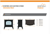 British Fires Hinton Cast Iron LED Electric Stove, the specfications