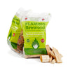 Flaming Firewood is particularly good for campsites and outdoor cooking on firepits, chimeneas etc.