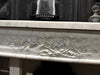 Delicately carved ribboned, leaf, and sprig centrepiece frieze
