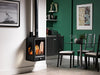 Charlton & Jenrick Paragon Edge 3S CF Gas Stove featuring the Wall Mounting Plate