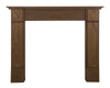 The Berrington wooden fireplace surround, unwaxed option showcases the raw, organic beauty of the oak, ideal for those who prefer a more natural, rustic look.