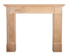 The Berrington wooden fireplace surround crafted in unwaxed pine provides a lighter, airy feel, perfect for brightening up any room