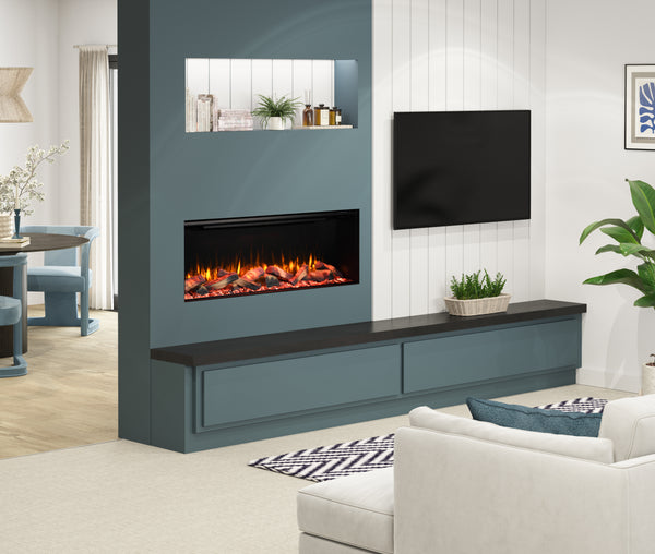 Luxury Intelligent eFire Diamond IQFX-1250L Slim Inset Fire