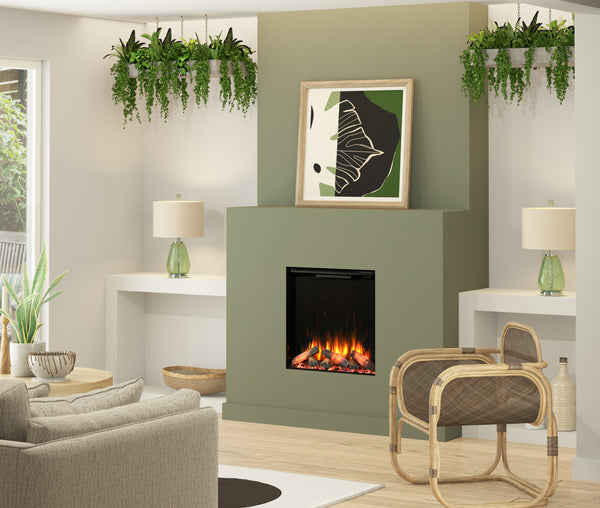 Intelligent eFire the Diamond iQFX-750P Slim Inset Fire Luxury Fireplaces  WAIT