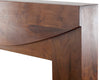 The New Hampshirel wooden surround boasts a plain frieze and legs, seamlessly complementing the small square shelf above