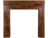 The New Hampshire, an exquisite wood fireplace smooth, the rich lacquered acacia wood finish enhances its understated beauty,