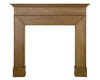 The Nostell wooden fireplace surround crafted in unwaxed solid oak unwaxed option showcasing the raw, organic beauty of the oak, ideal for those who prefer a more natural, rustic look.