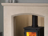The Olvera features a defined Roman arch combined with a substantial shelf and foot blocks. Cleverly tapered to enhance the design.