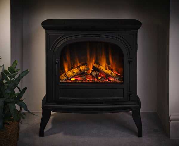 British Fires Hinton Cast Iron Electric Stove ,  built to last and withstand anything that is thrown at it.