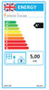 Stovax Futura 5 Wood Burning / Multi Fuel Stove Energy Efficiency Label A+