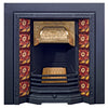 Tube Lined & Raised Lined Tiles - Chrysanthemum Fireplace Tiles