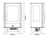 ACR NEO3F electric stove dimensions