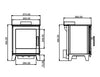 ACR Woodpecker |WP4 wood burning stove specifications