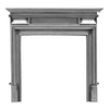 strong square frame in full polish is brought to life by the subtle combination of straight line finishes surrounding a bulbous shape.