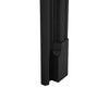 Strong cast iron frame legs brought to life by the subtle combination of straight line finishes surrounding a bulbous shape.