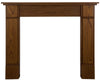 The Berrington wooden fireplace surround waxed finish option provides a rich, warm glow, enhancing the wood's natural luster and offering added protection against wear and tear