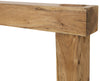 The High quality constructed New York Wooden Fireplace Surround with a Distressed Acacia finish, showcasing the precision detail of the shelf cross in front of the legs