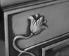 The Crocus Combination cast iron fireplace in the Art Nouveau style. impressive design consists of stemmed flow detail.