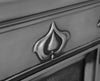 The Crocus Combination cast iron fireplace in the Art Nouveau style. impressive design consists of stemmed flow detail.