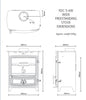 FDC 5 Wide Eco - Multi Fuel Stove