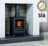 Heta Inspire 40 Portrait Style Freestanding Stove in Fireplace Chamber