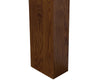 The Hardwick surround in waxed solid oak finish showcasing the leg detail