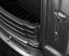 The Jasmine Art Nouveau Style cast iron fireplace, close up of the full polish fire place and leg detail