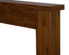 The Kedleston wooden fireplace surround, showcasing the natural beauty of the grain of the waxed solid oak wood.