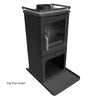 Top Flue Outlet Saltfire Peanut 3 Marine multi fuel stove