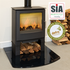 Mendip Stoves The Woodland Eco Convection Logstore  - Multi Fuel Stove