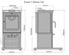 Specifications for the Saltfire Peanut 3 Marin Tall stove