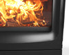 Saltfire Peanut 3 Eco Close Up roaring fire