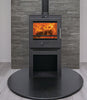 Modular Design Pevex Bohemia X40 Cube Ecodesign stove on 400mm Log Stand
