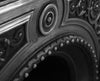 The Tweed Combination Victorian style cast iron fireplace, highlighting the majestically framed detail