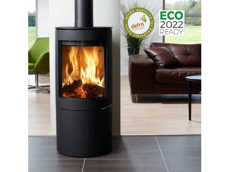 Westfire Uniq 26 Ecodeisgn Wood Burning Stove in Black