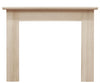 The Wexford wooden fireplace surround with as unwaxed pine finish