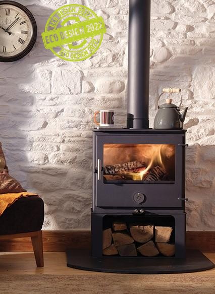 The slim eco stove with big world views and a captivating dual nature