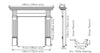 The Corbel Wooden Fireplace Surround