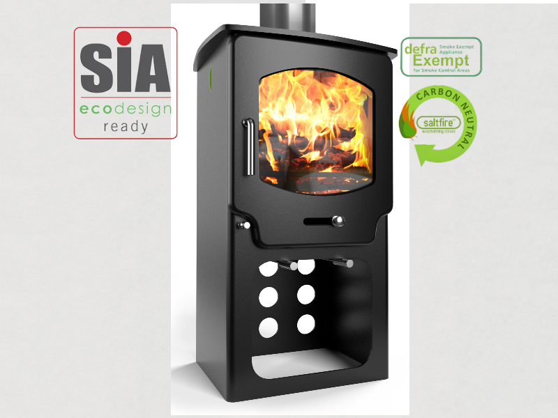 The Saltfire Scout Tall Multi Fuel Stove