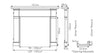 The Somerset Cast Iron Fireplace Surround