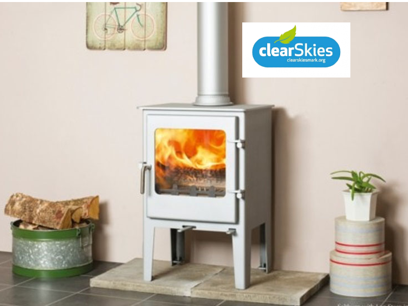 Town & Country Saltburn ECO Smoke Control Multi Fuel Stove with Log Store