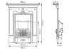 The Tulip Cast Iron Combination Fireplace