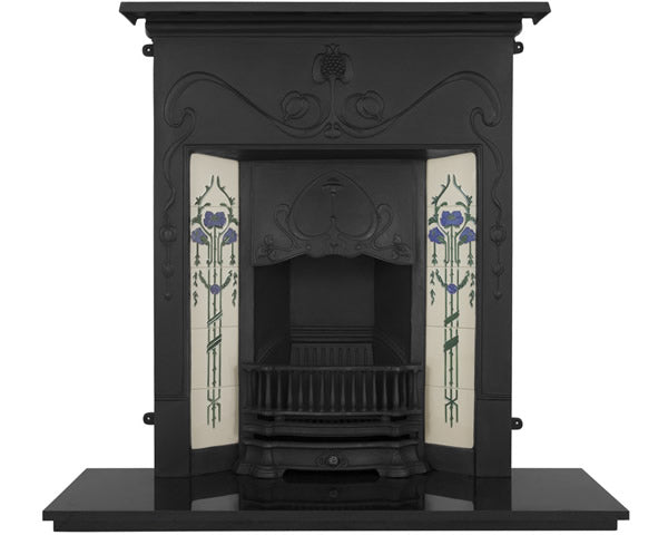 The Valentine Cast Iron Combination Fireplace