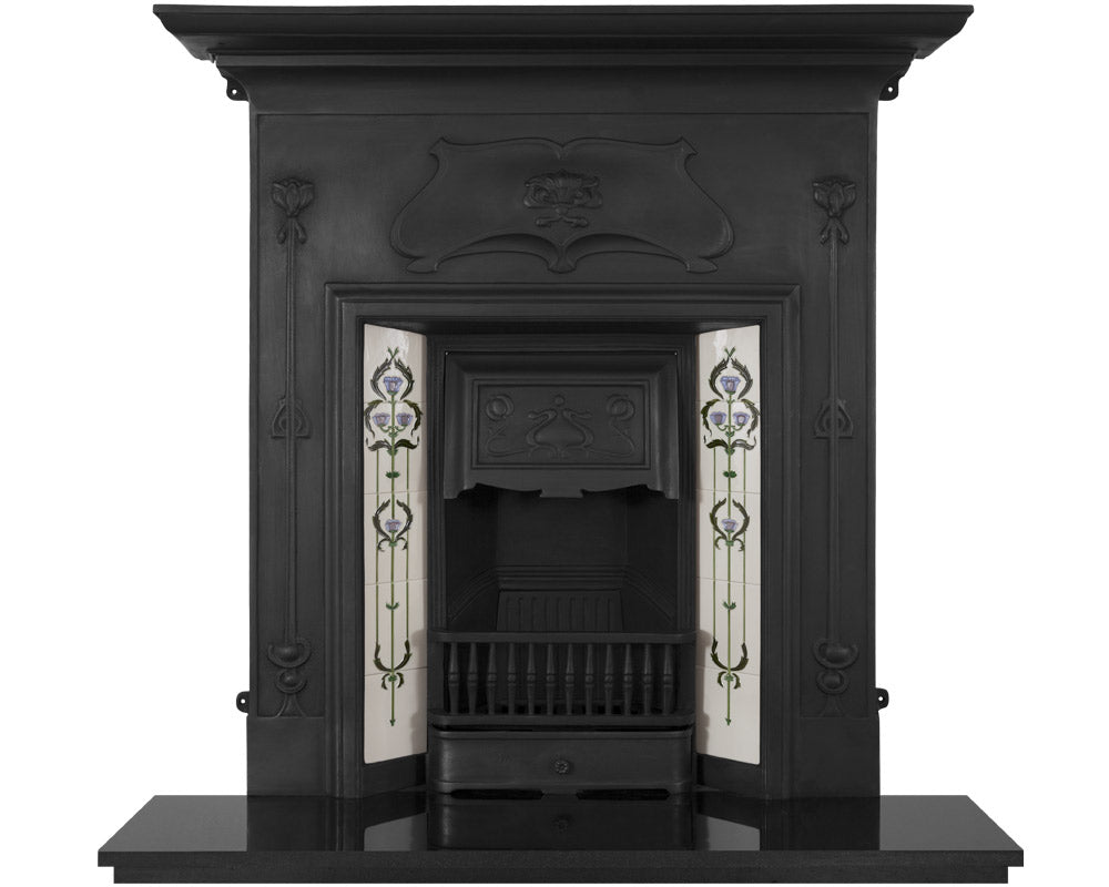 The Verona Cast Iron Combination Fireplace