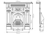 The Victorian Large Cast Iron Combination Fireplace