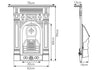 The Victorian Small Cast Iron Combination Fireplace