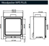 ACR Woodpecker WP5PLUS Eco Wood Burning Stove/Multi Fuel Stove