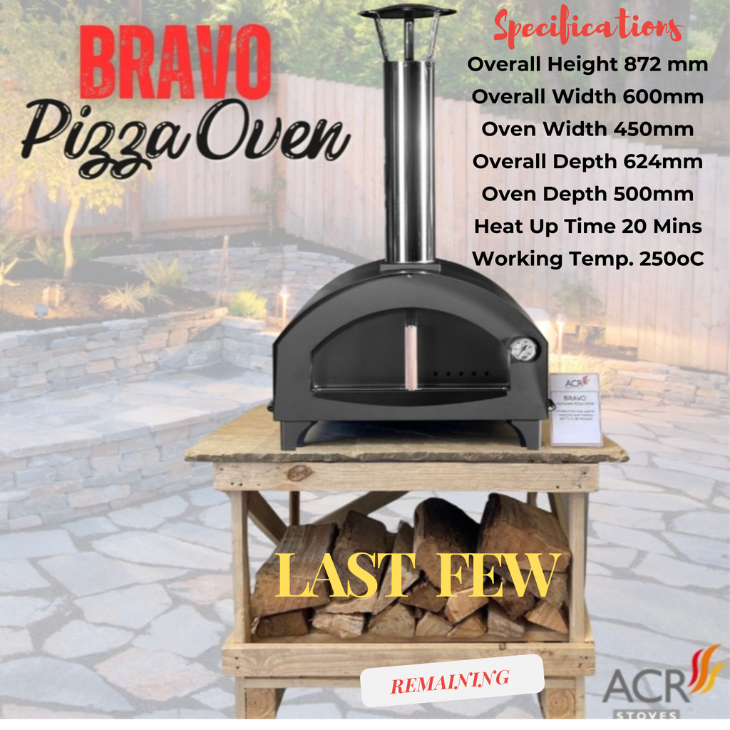 Authentic Wood-Fired Pizza Oven - The Bravo Pizza Oven